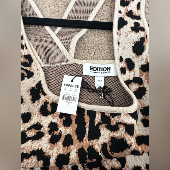 Express Leopard Print Bodycon Mini Dress | NWT | Size S - Picture 5 of 7